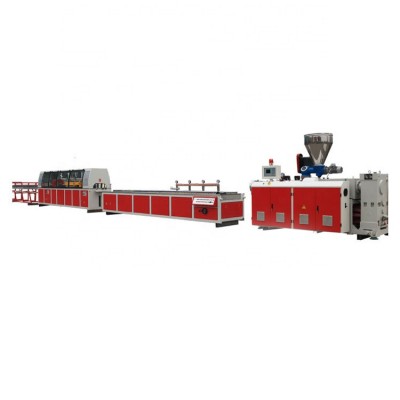 Pvc Wpc Upvc Plastic Window And Door Frame Profile Making Extrusion Machine Line