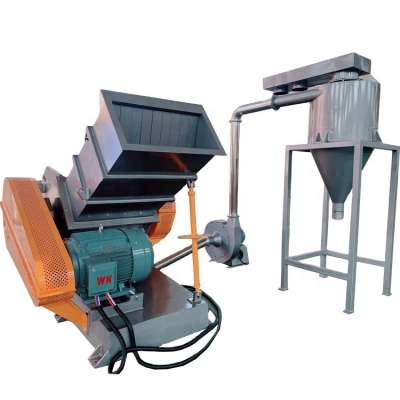 Plastic PVC Pipe Board Sheet Crusher and automatic collection equipment