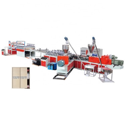 PVC WPC Profile Wood Plastic Door Frame Extrusion Line Machine For Making Window And Door