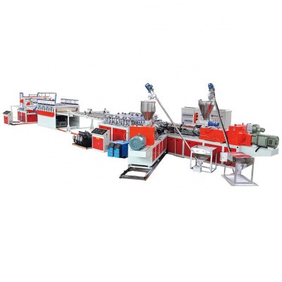 Laminating Engineering Wood Flooring Plastic Lumber Making Machine