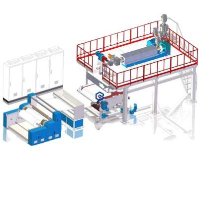 Plastic Polypropylene Melt-blown Nonwoven Cloth Melt Blown Fabric Extruder Making Machine